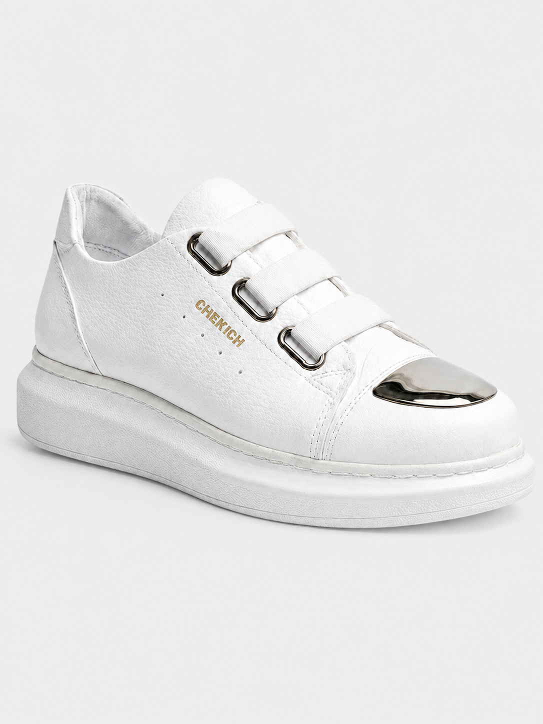 Luiz X Pristine Purity slip-on sneaker in white by Apollo Moda