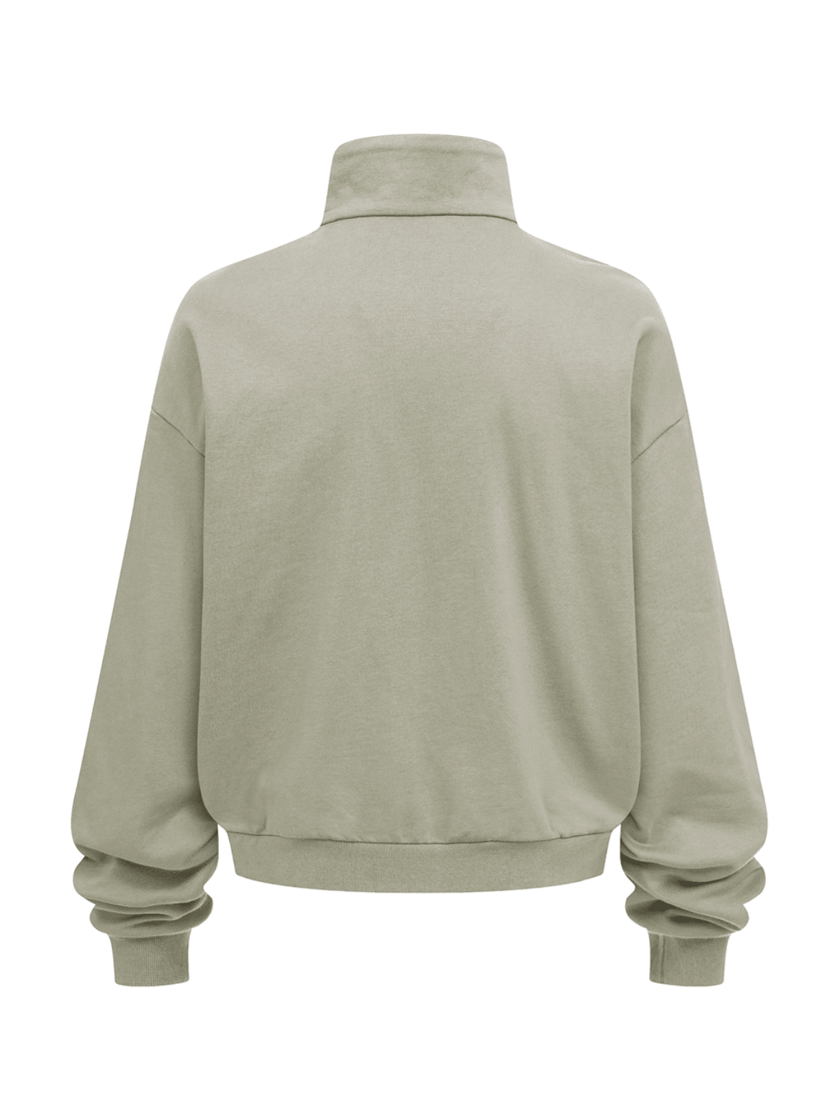 Club Collegiate oversized full-zip sweatshirt in beige by Apollo Moda, view 3