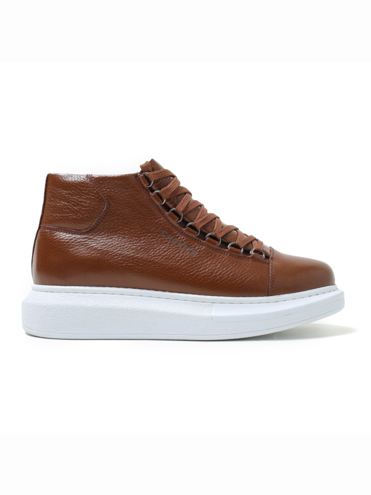 Kelly Rustic Rendezvous high-top boot in brown by Apollo Moda, view 4