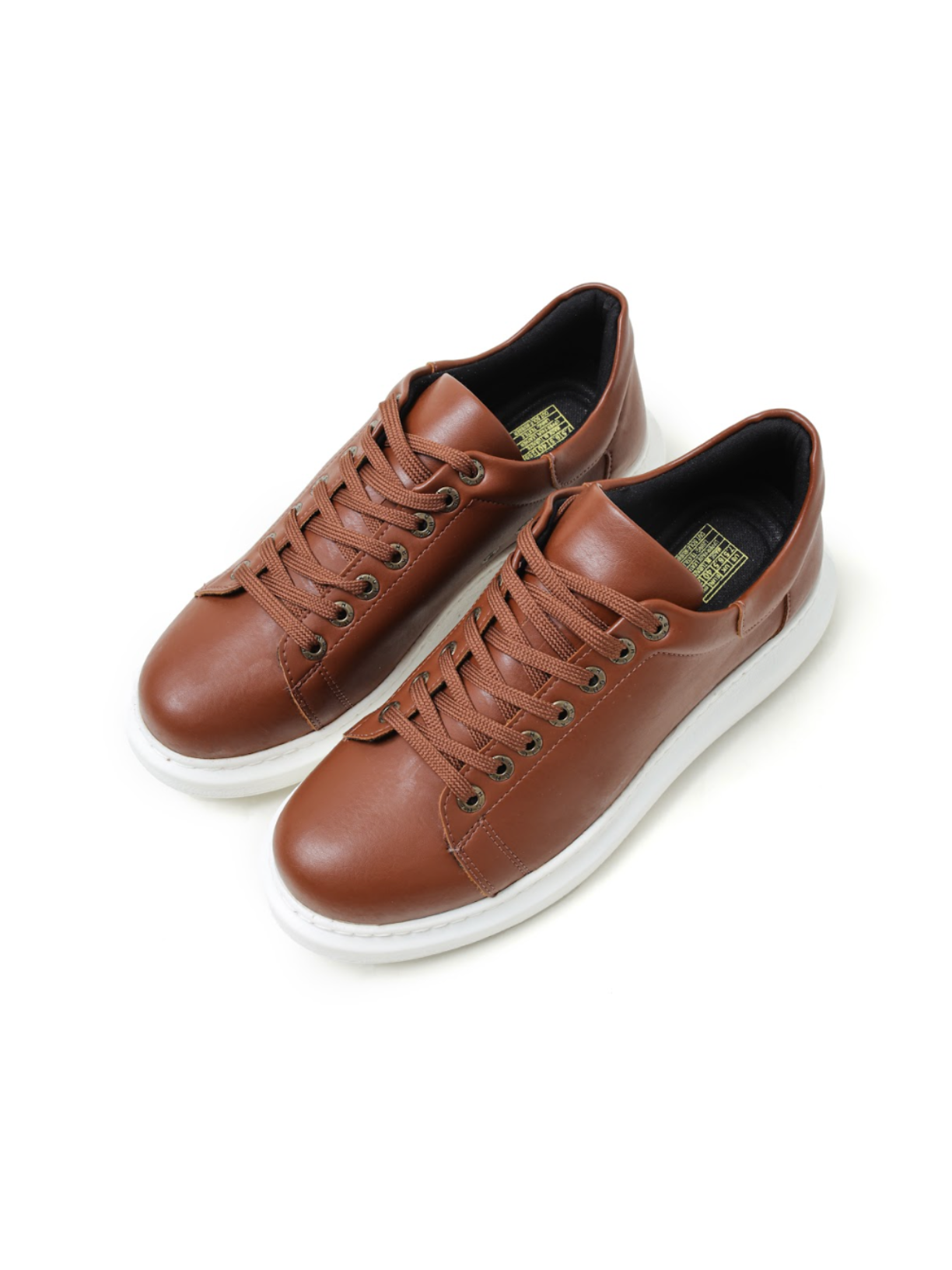 Pluto Earthy Brown casual sneaker in brown by Apollo Moda, view 6