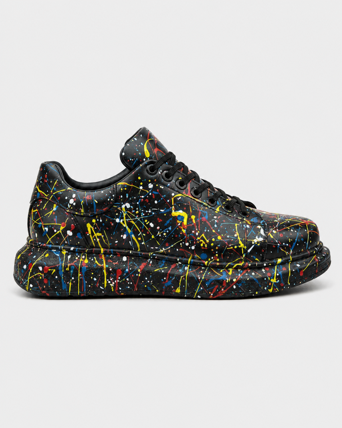 Stardust Edge hand-painted custom sneaker in multicolour by Apollo Moda