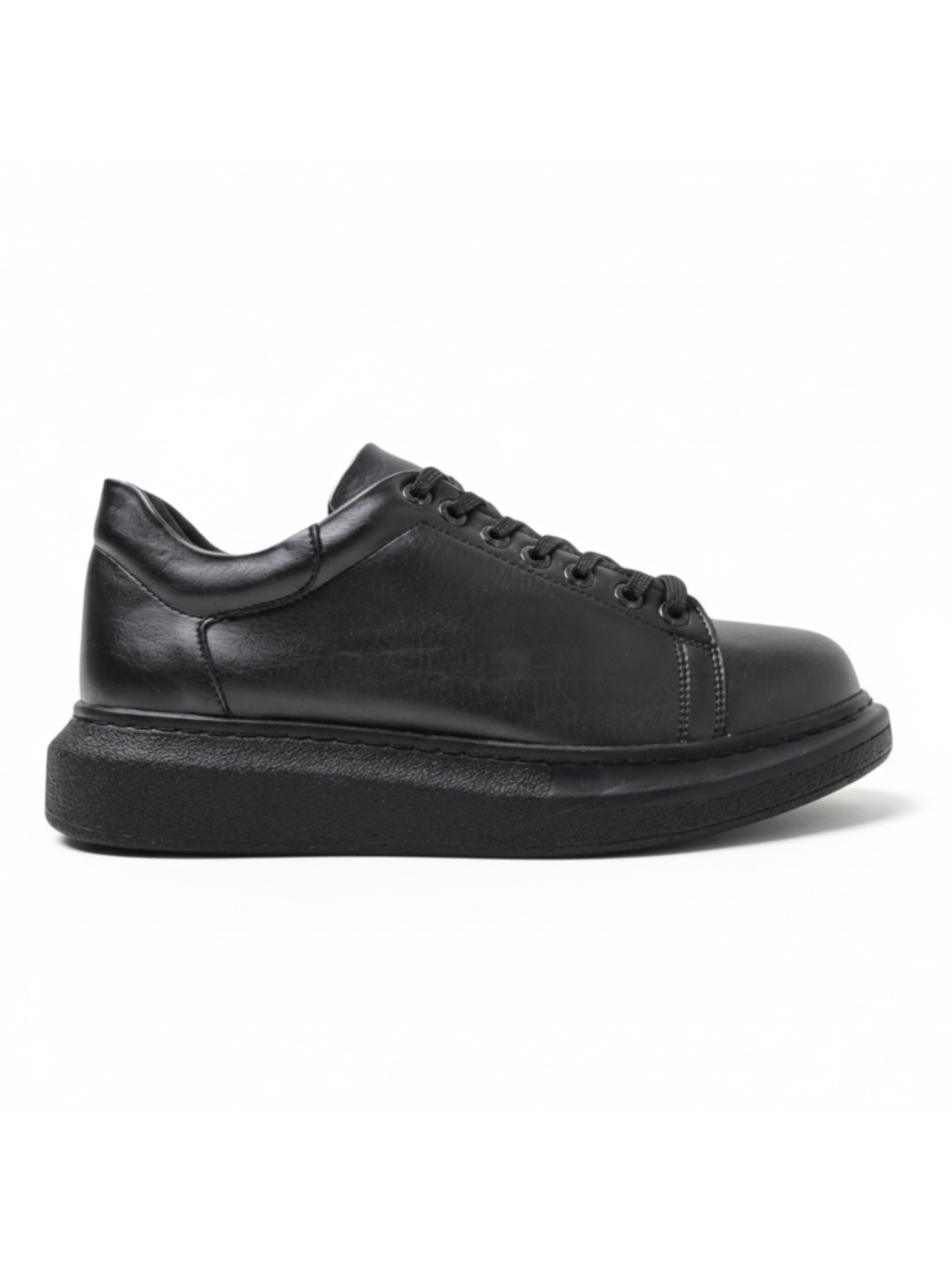Women's Pluto Onyx Black slip-on sneaker in black by Apollo Moda, view 6