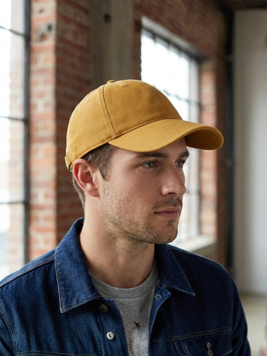 Cotton Twill Hat Sandstone Gold