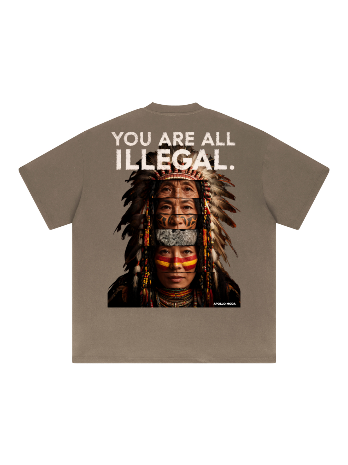 'You Are All Illegal' Oversized Heavyweight Graphic Tee