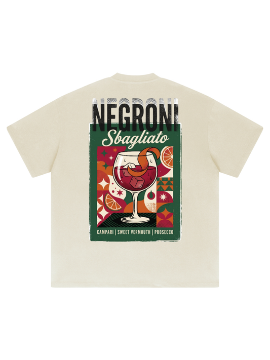 Negroni Sbagliato Oversized Heavyweight Graphic Tee