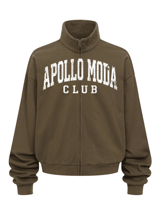 Club Collegiate Oversized Full-Zip Sweatshirt