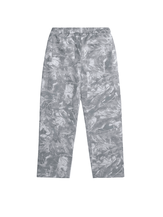Camo oversized heavyweight French terry open-hem sweatpants by Apollo Moda, view 2