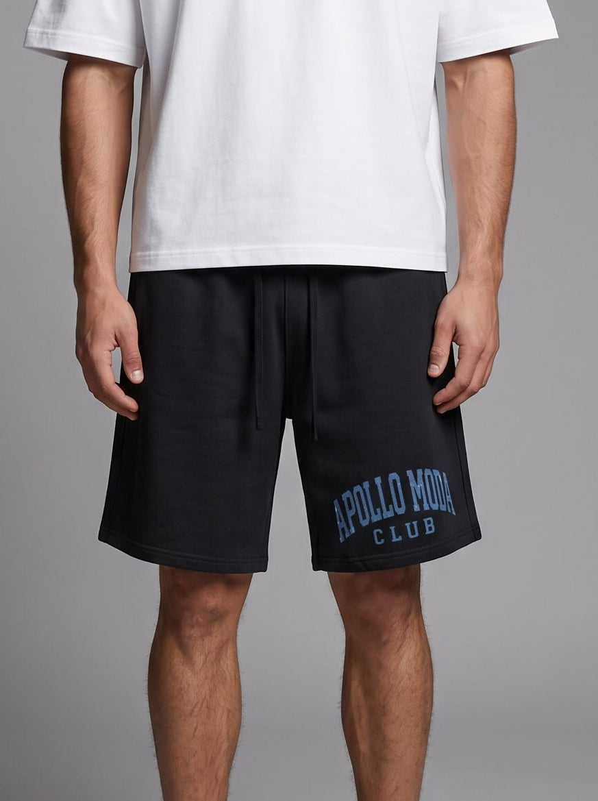 Club Collegiate heavyweight sweat shorts by Apollo Moda, view 3