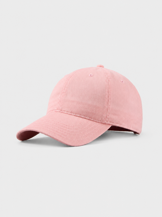 Cotton twill hat in blush rose by Apollo Moda, main product view