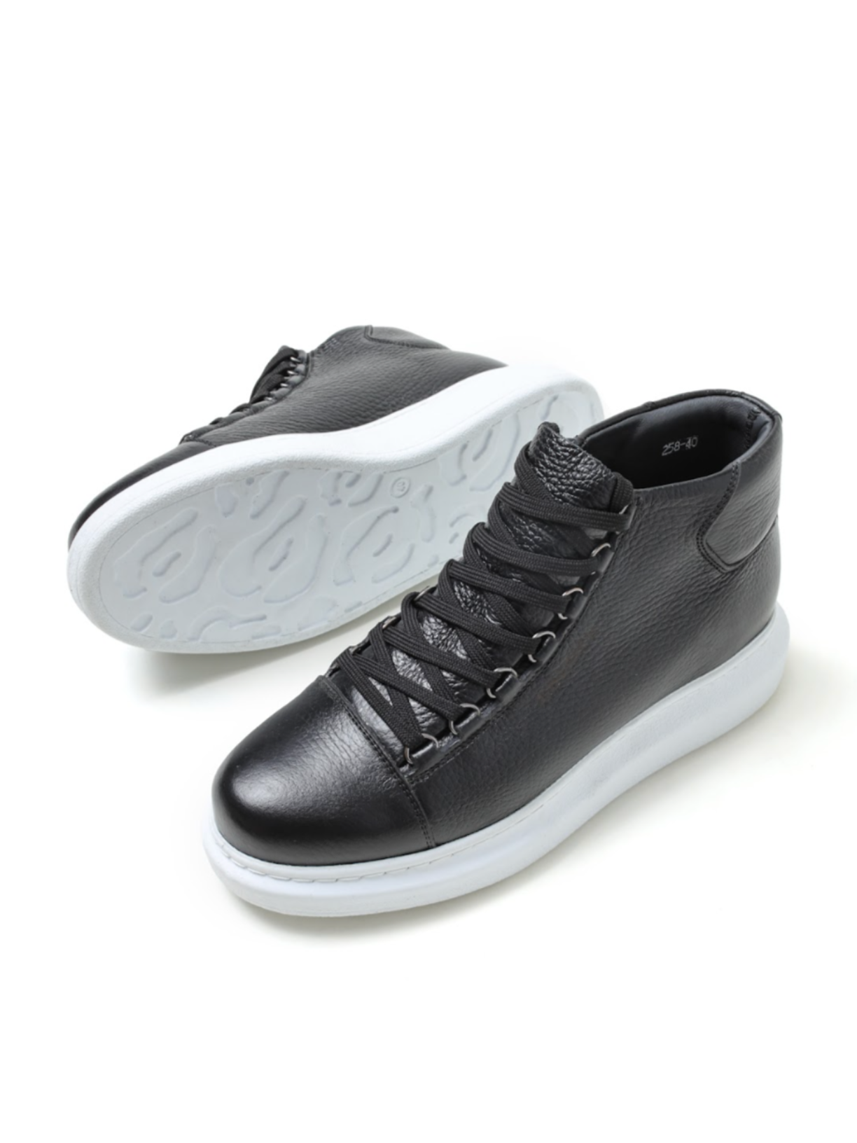 Kelly Midnight Majesty high-top boot in black by Apollo Moda, view 4