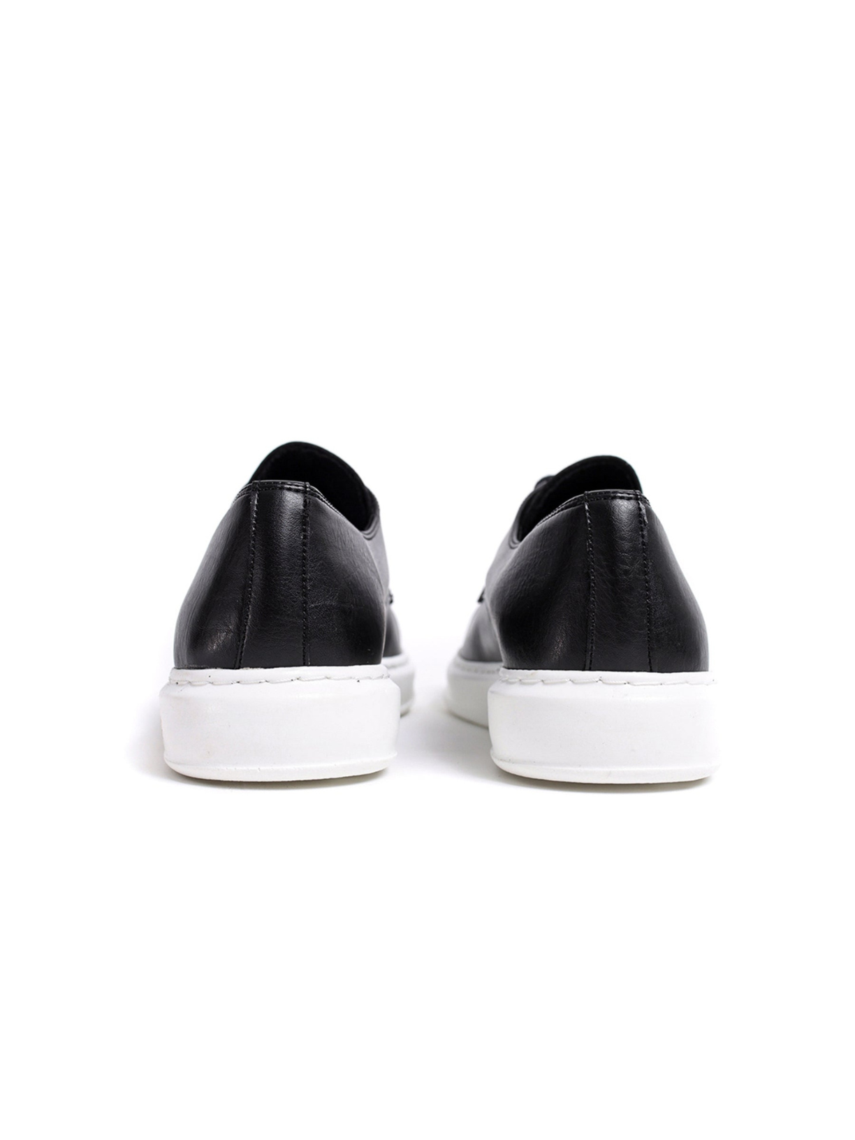 Lazio Monochrome Classic dress shoe in black by Apollo Moda, view 5