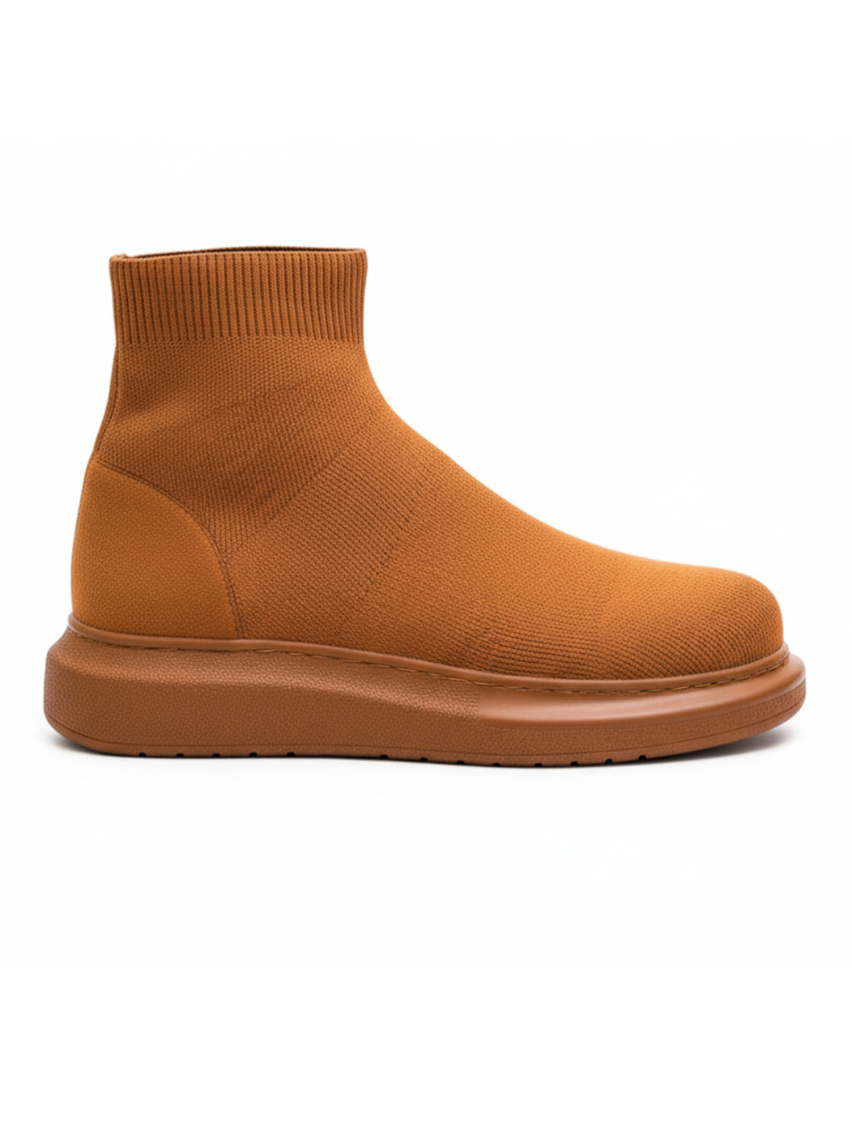 Torino X Espresso Essence knit ankle boot in brown by Apollo Moda, view 3