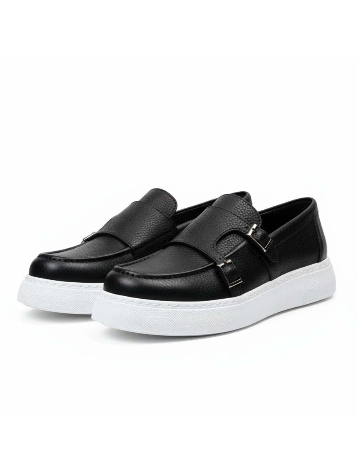 Zion Midnight Majesty lace-up shoe in black by Apollo Moda, view 3